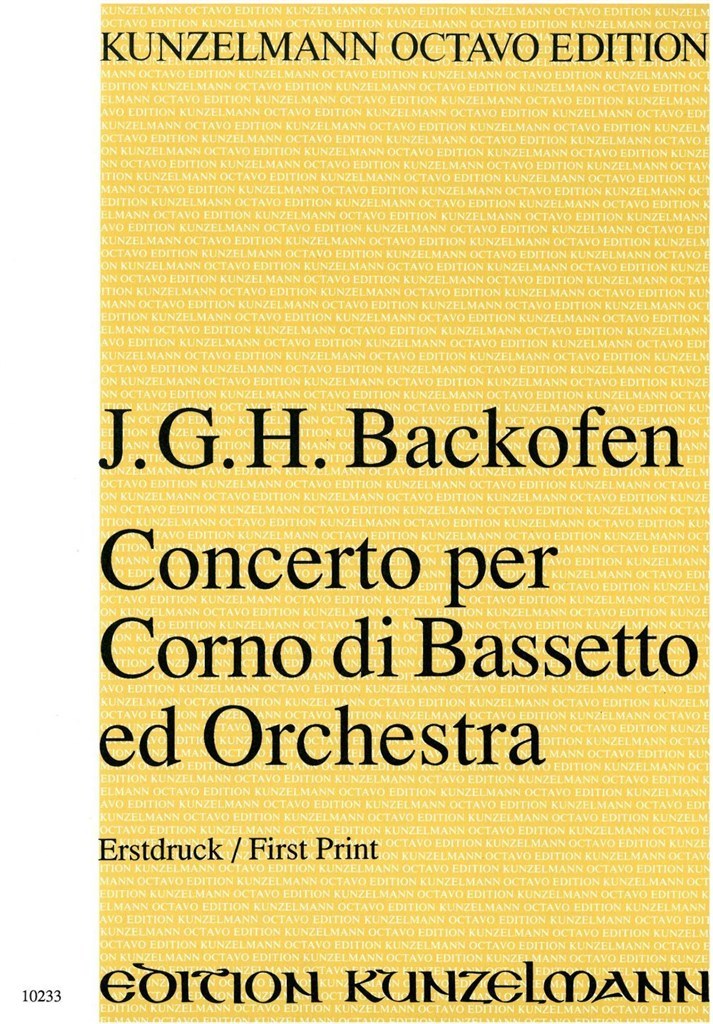 Konzert Für Bassetthorn