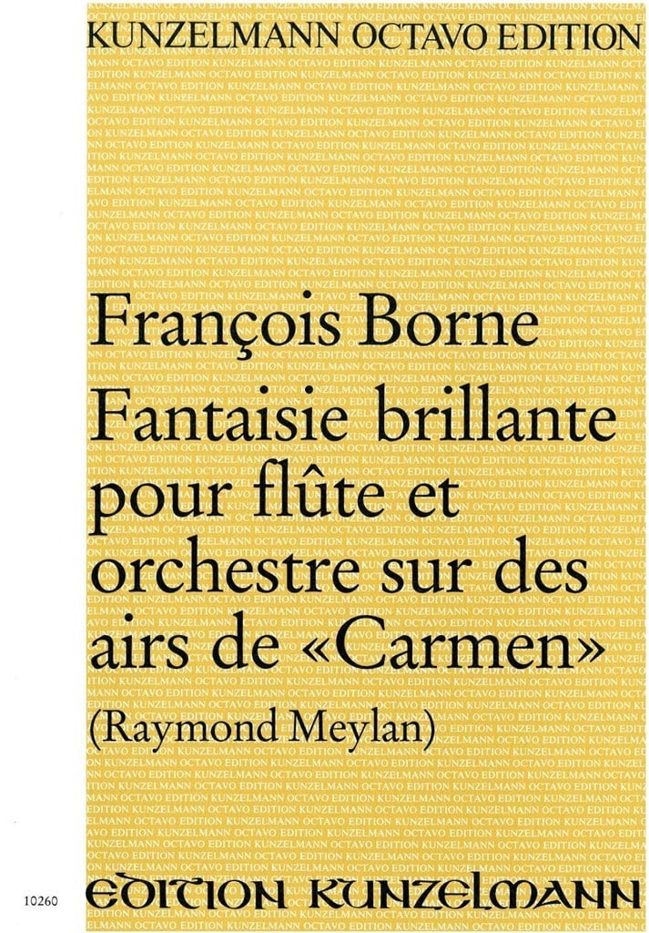 Fantaisie Brillante Für Flöte 'Carmen'