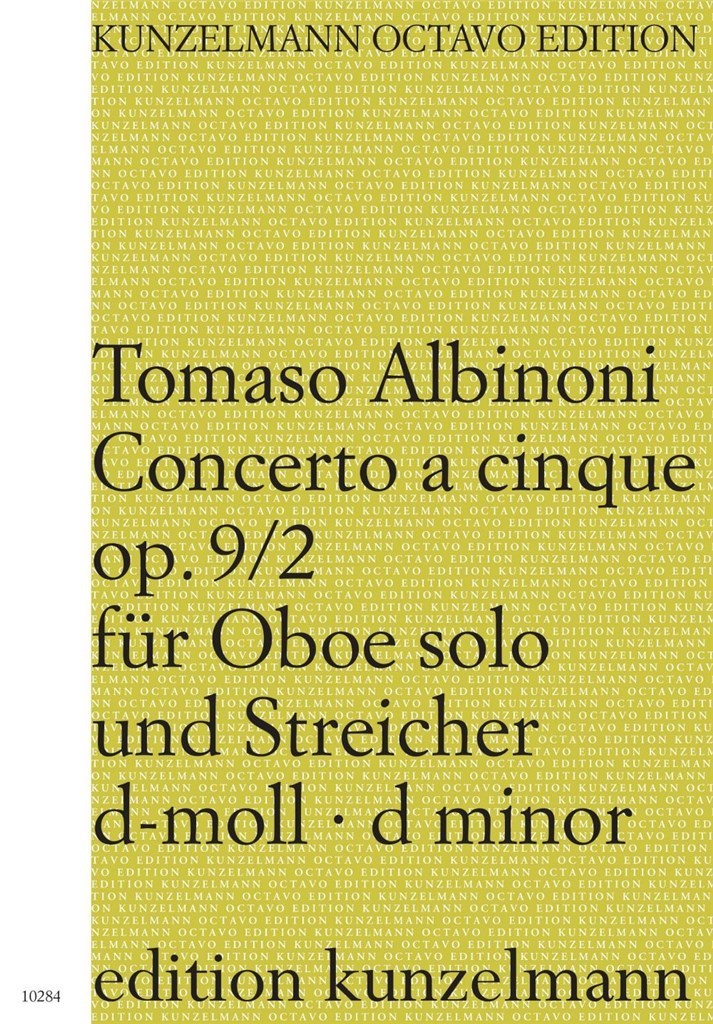 Konzert für Oboe op. 9/2 d-Moll