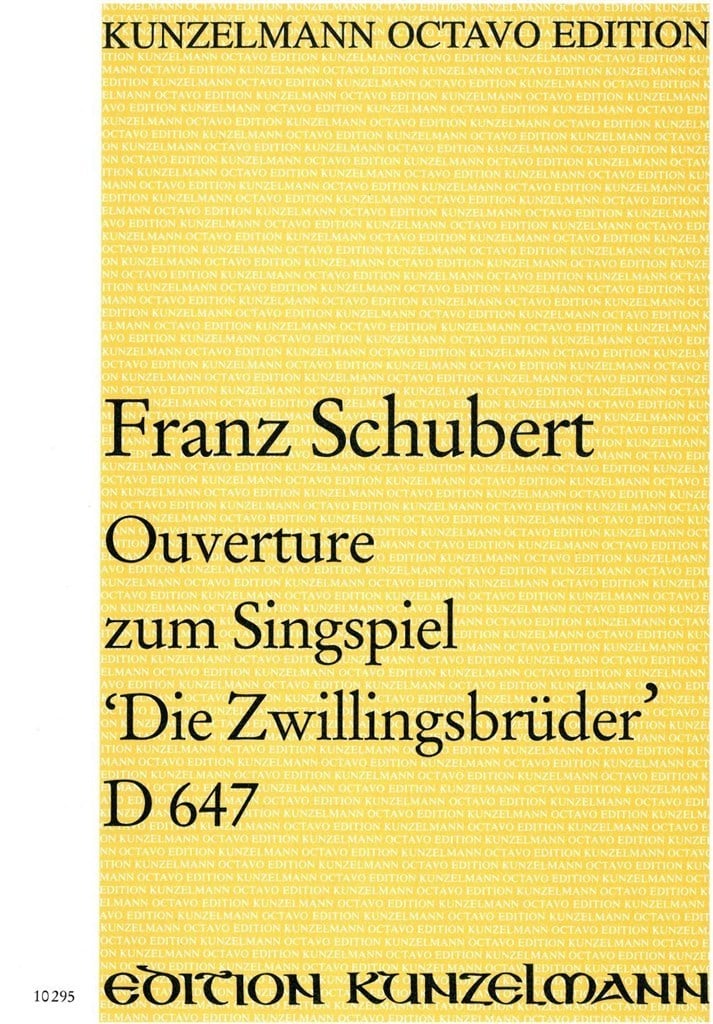 Ouverture Die Zwillingsbrüder D647