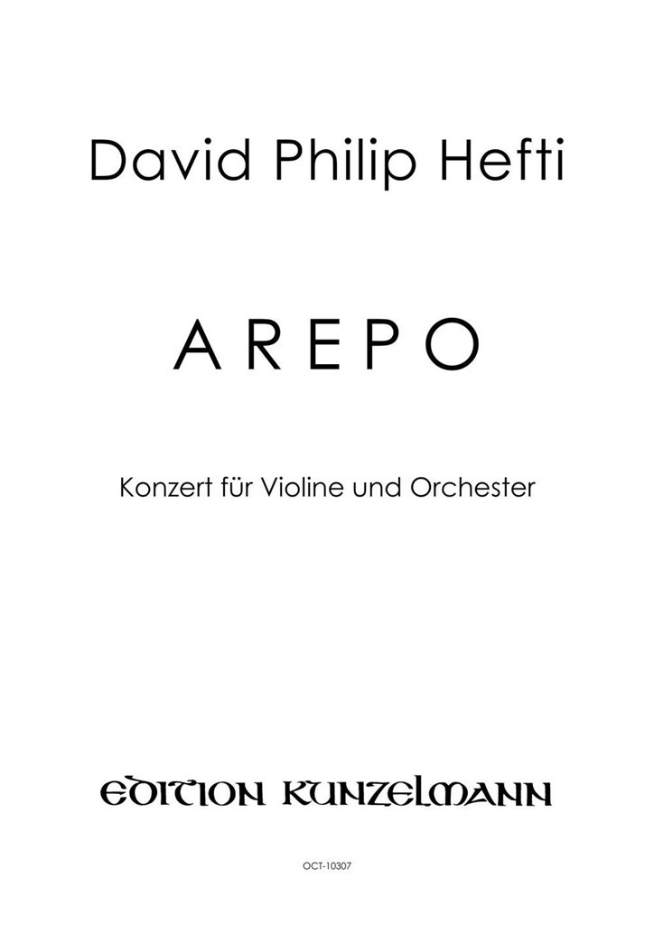 Arepo, Konzert Für Violine und Orchester