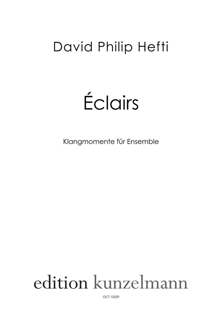 Éclairs - Klangmomente Für Ensemble