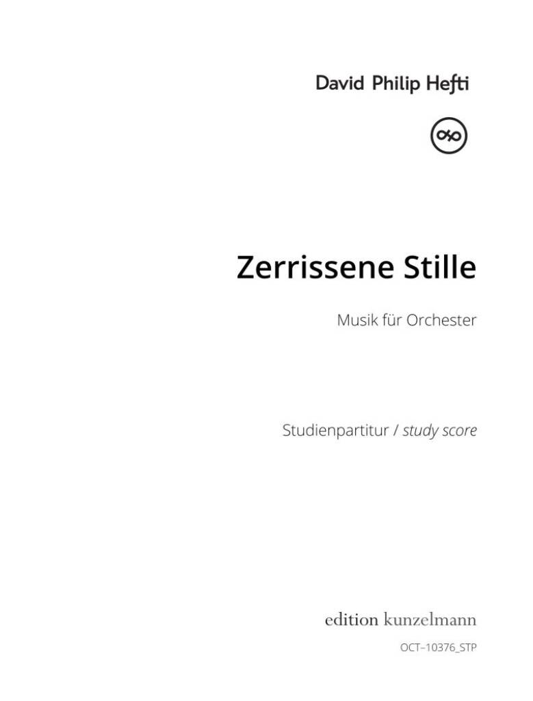 Zerrissene Stille, Musik für Orchester