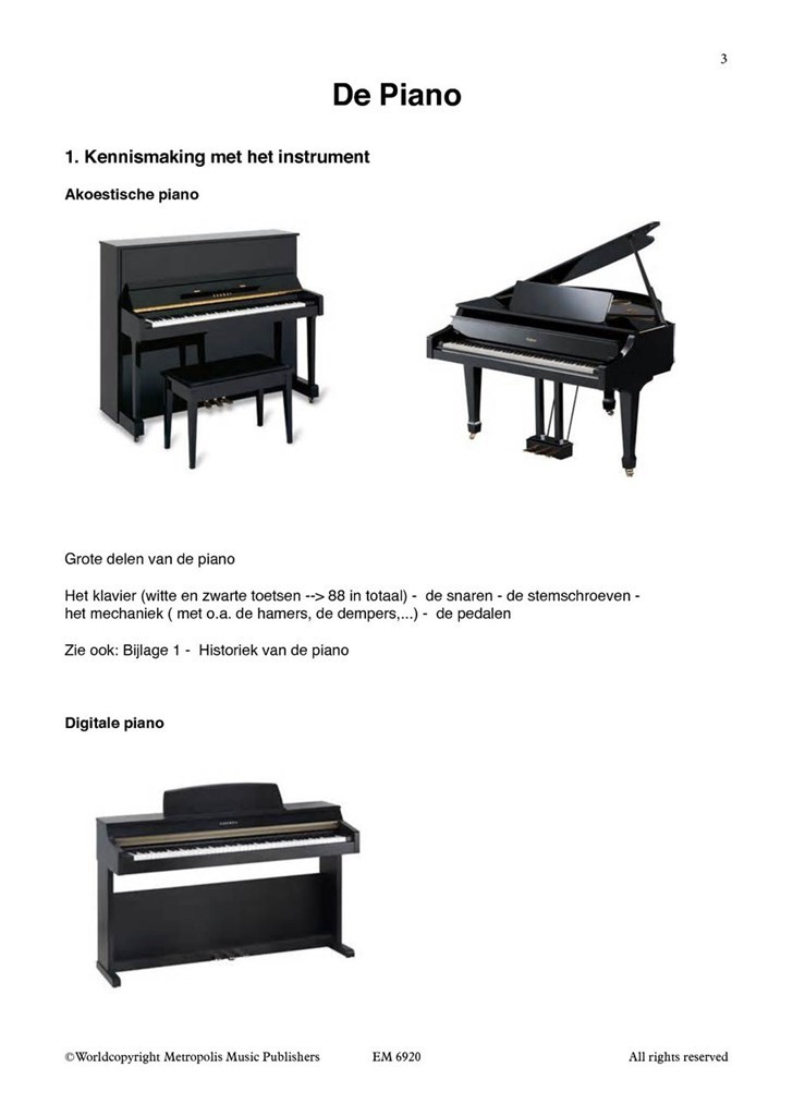 Initiatiecursus Piano Volwassenen