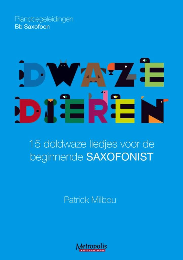 Dwaze Dieren voor Bb Sax - Pianobegeleidingen