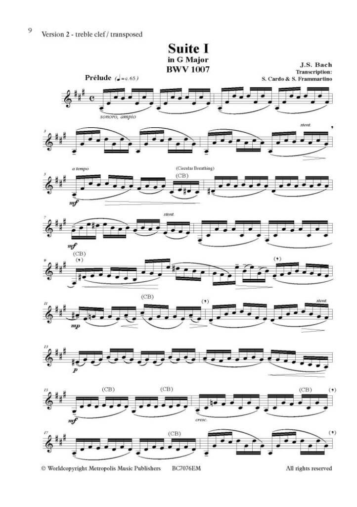 Suite Nr.1 in G Major, BWV 1007