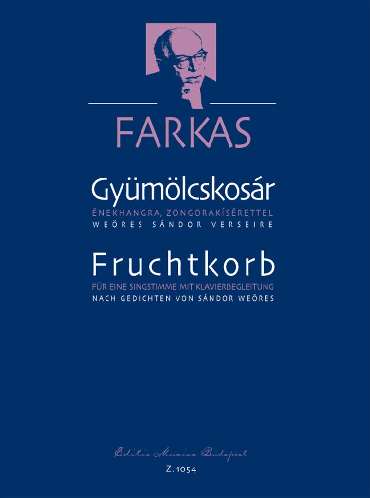 Fruchtkorb für eine Singstimme mit Klavierbeglei