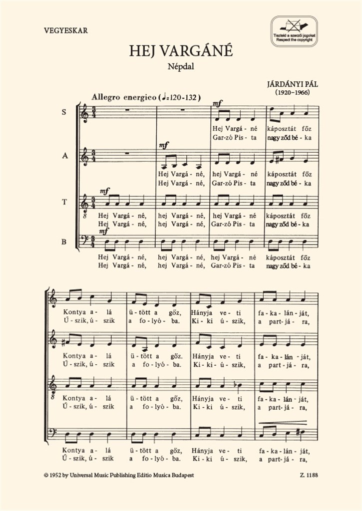 Hej Vargáné. Folksong