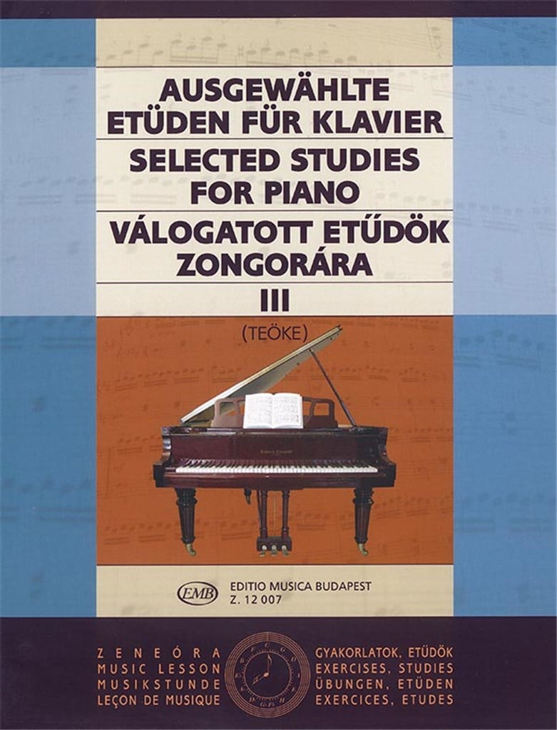 Ausgewählte Etüden III für Klavier