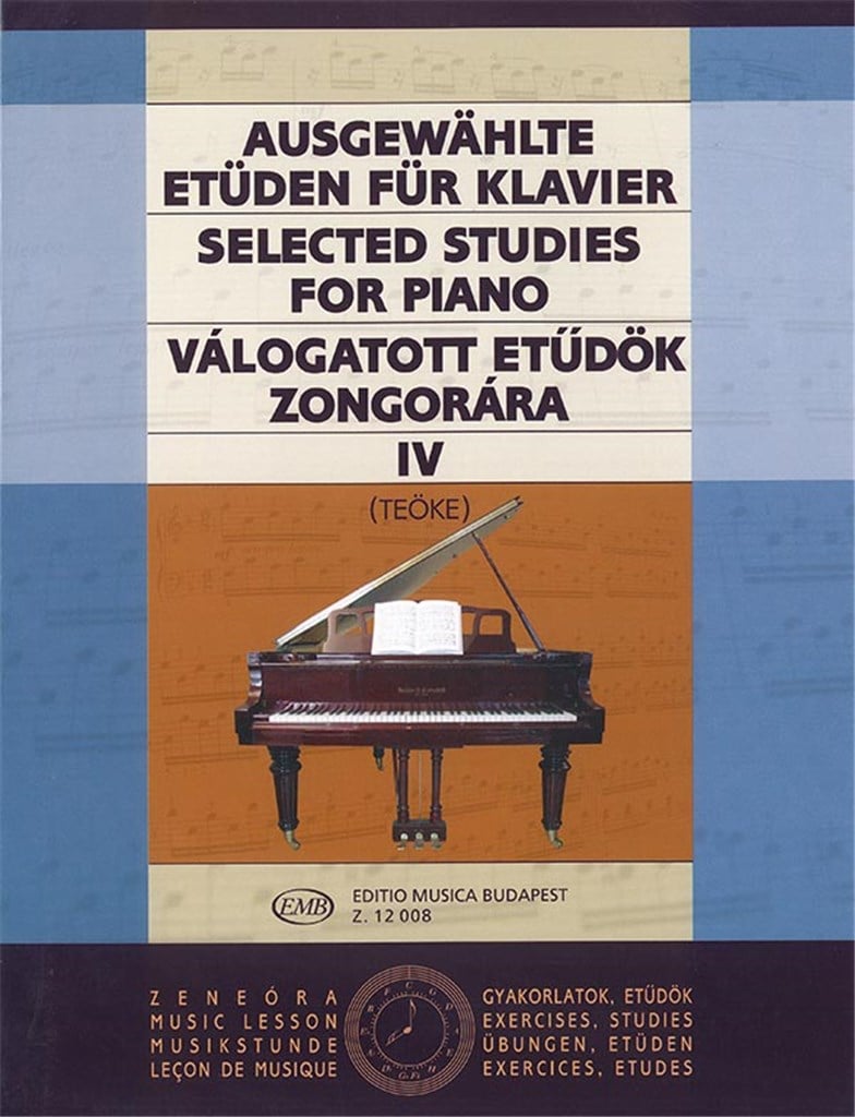 Ausgewählte Etüden IV für Klavier