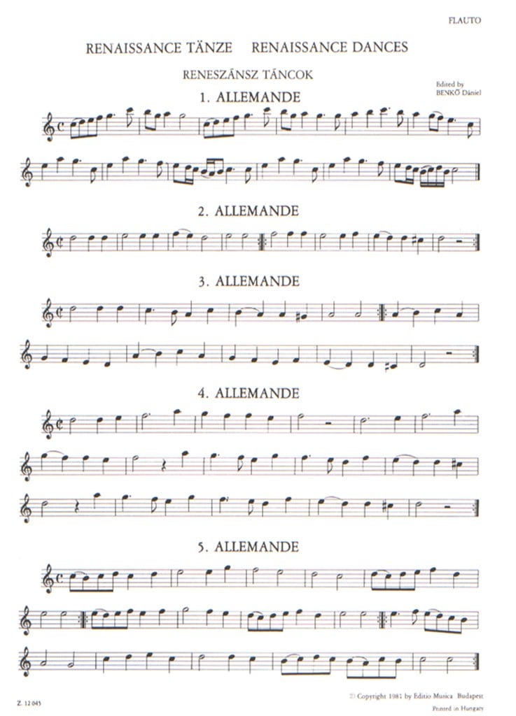 Renaissance Tänze