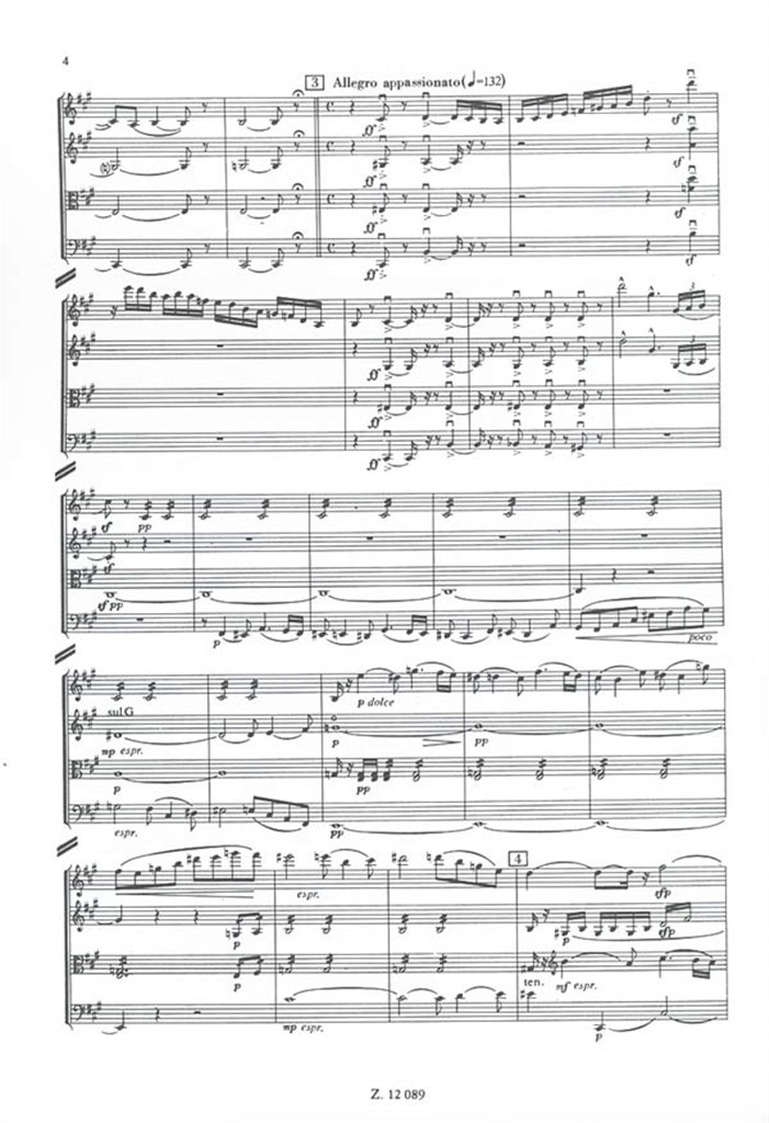 Streichquartett Nr. 2 op. 13