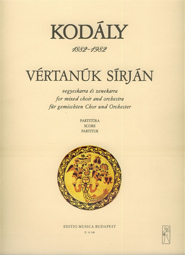 Vertan·k sírjan für gem. Chor und Orchestra (Tex