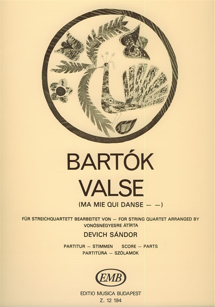 Valse (Ma mie qui danse... aus 14 Bagatellen) fü