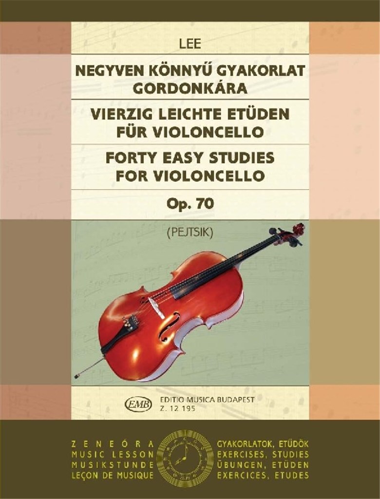 40 leichte Etüden op. 70 für Violoncello