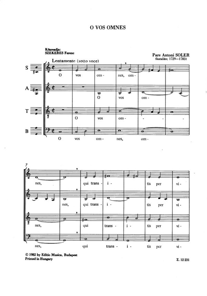 Old Masters' Mixed Choruses V37