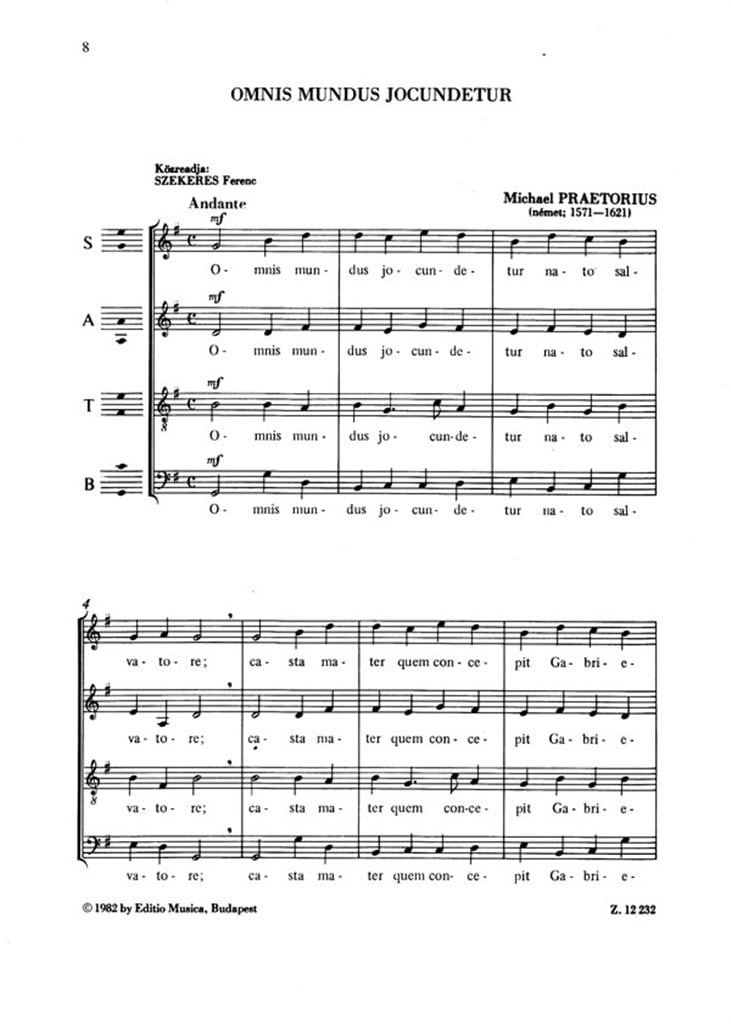 Old Masters' Mixed Choruses V38