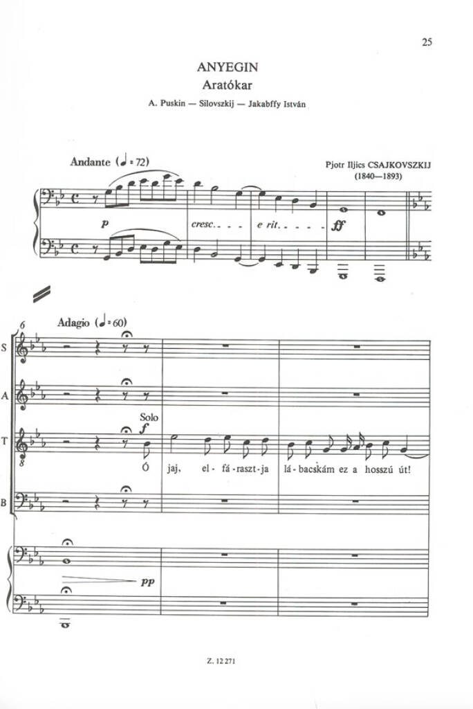 Opernchöre III für gemischten Chor mit Klavierbeg