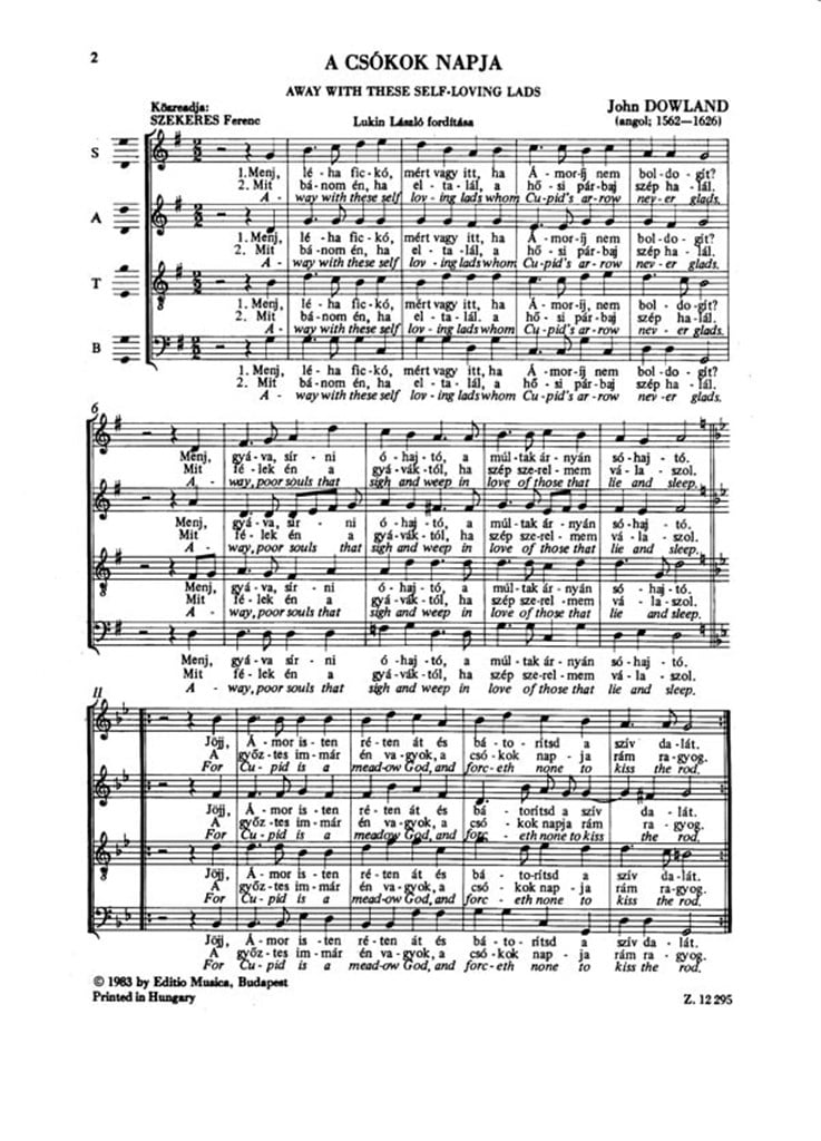 Old Masters' Mixed Choruses V40