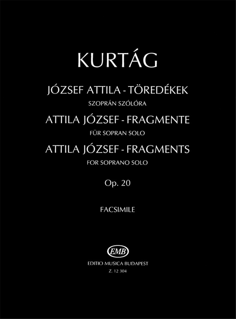 Fragments für Sopran solo op. 20