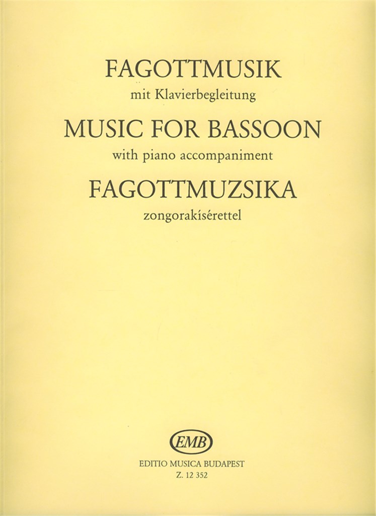 Fagottmusik Mit Klavierbegleitung