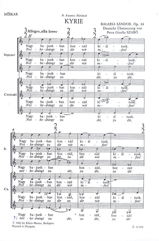 Kyrie Op. 34