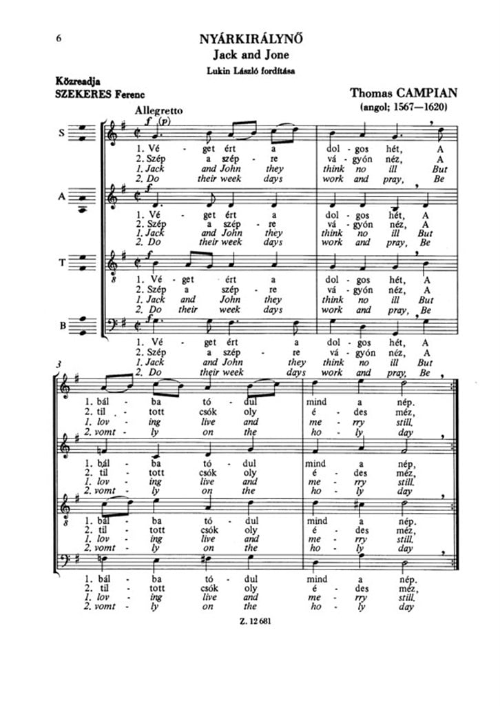 Old Masters' Mixed Choruses V42