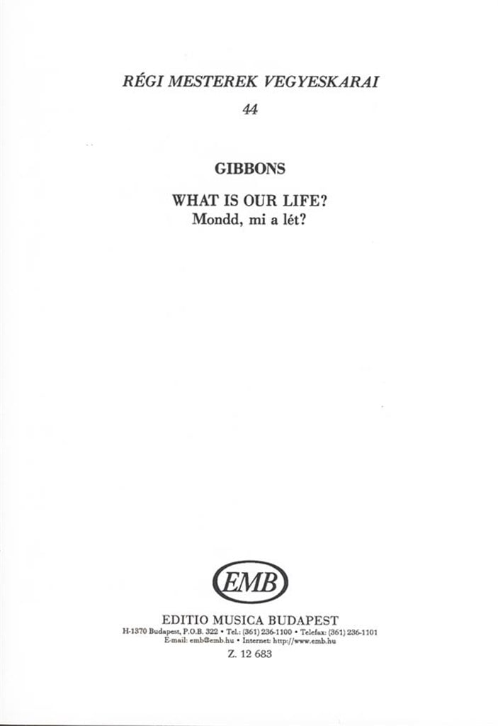 Old Masters' Mixed Choruses V44