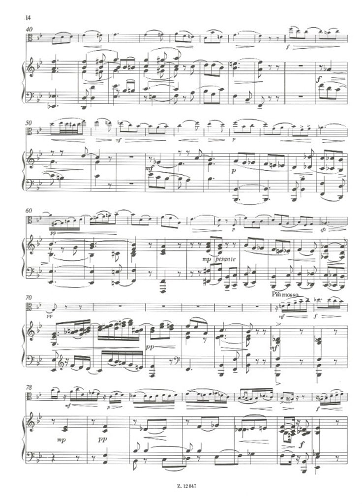 Musik für Viola II (von Weber bis Brahms)