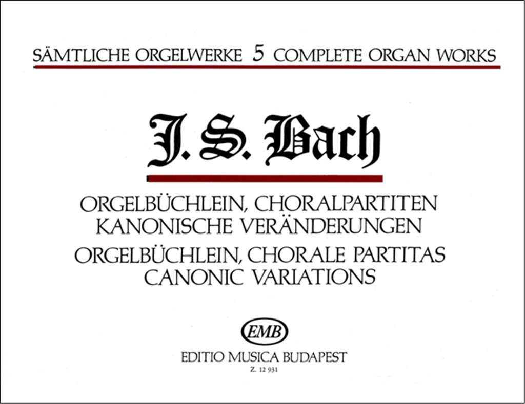 Sämtliche Orgelwerke V Orgelbüchlein, Choralparti