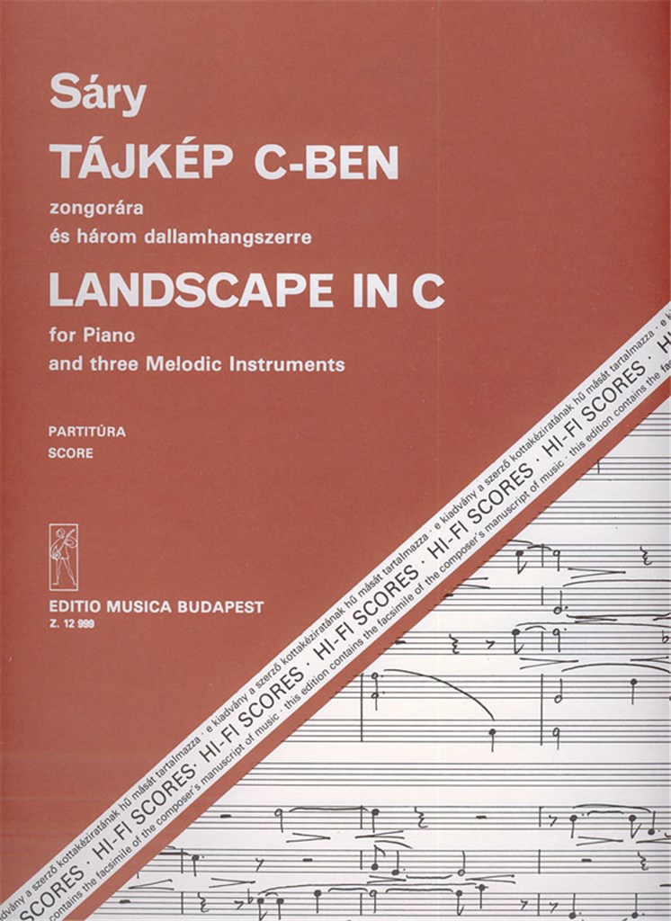 Landschaft in C für Klavier und drei Melodie-Ins