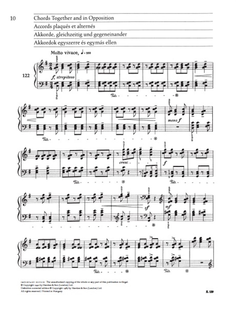 Mikrokosmos for piano 5