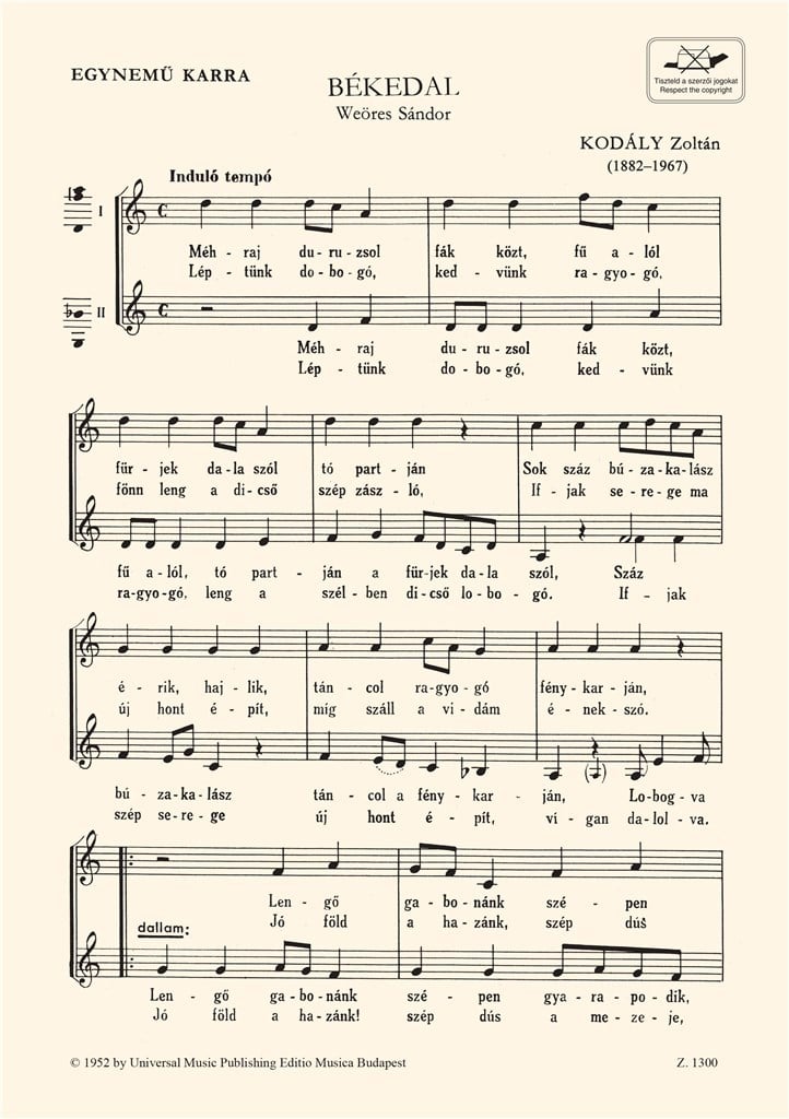 Song Of Peace