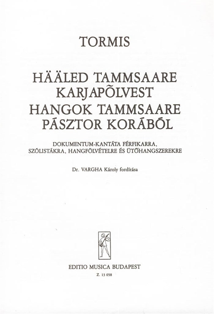 Hääleed Tammsaare karjapolvest