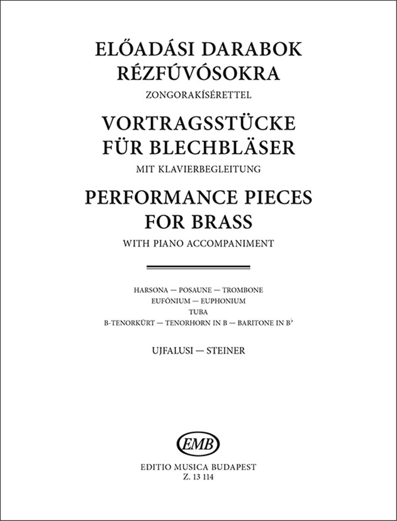 Vortragsstücke für Blechbläser