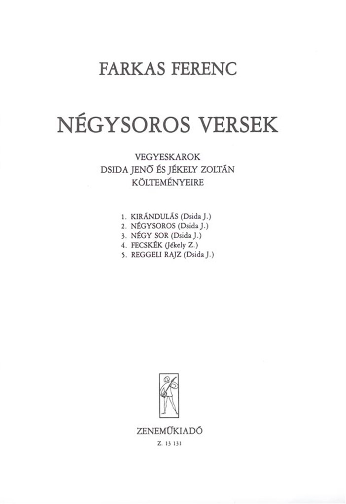 Négysoros versek