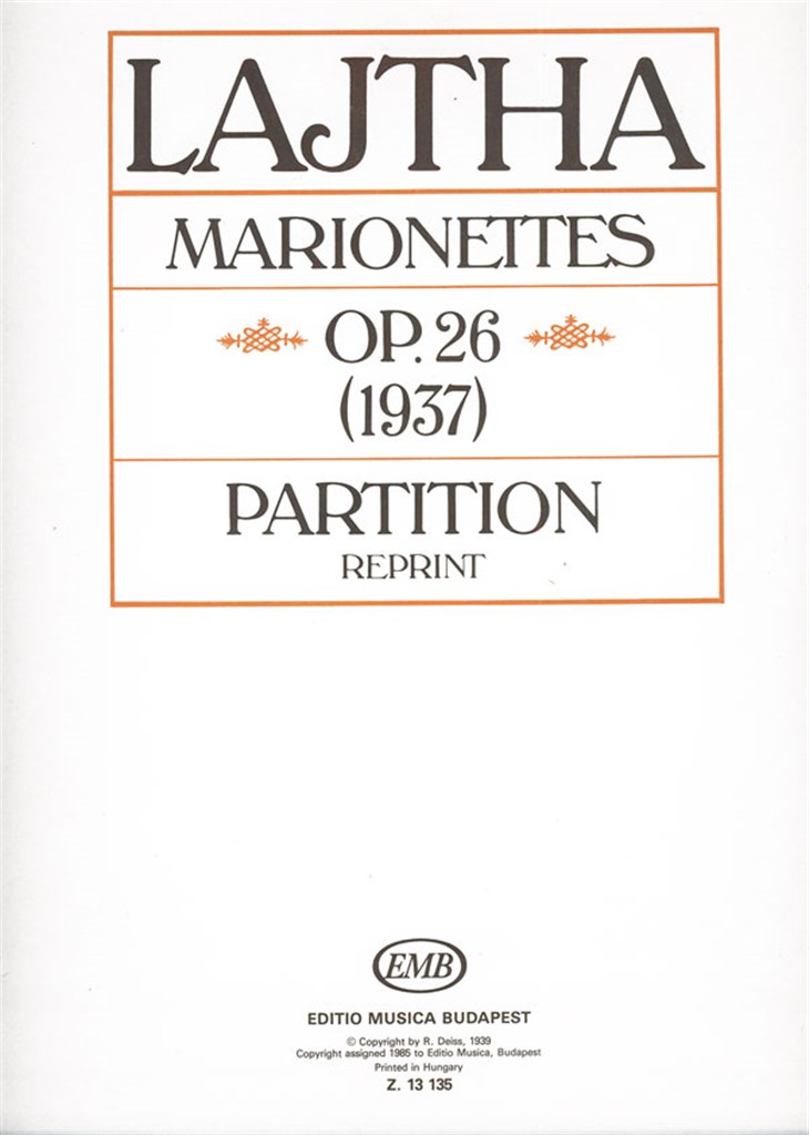Marionetten op. 26