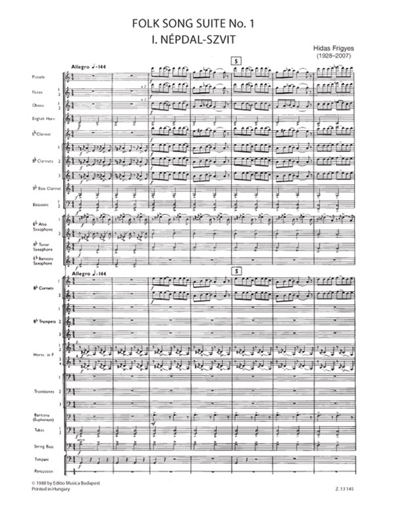 Folksong Suite No. 1