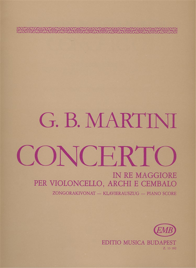 Concerto in Re maggiore per violoncello, archi e