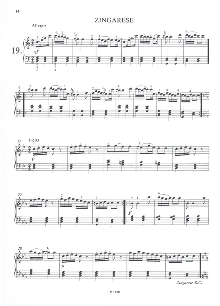 Leichte Meisterwerke für Klavier Haydn