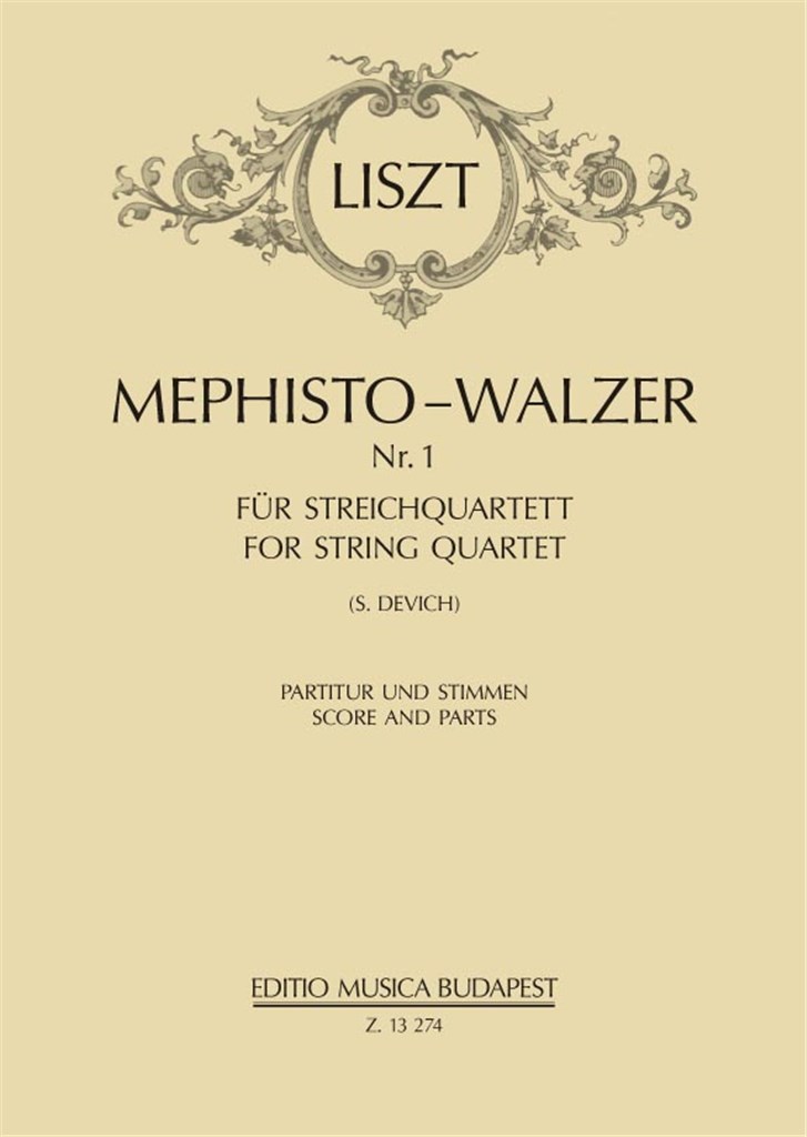 Mephisto-Walzer Nr. 1 für Streichquartett
