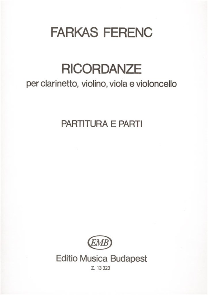 Ricordanze per clarinetto, violino, viola e viol