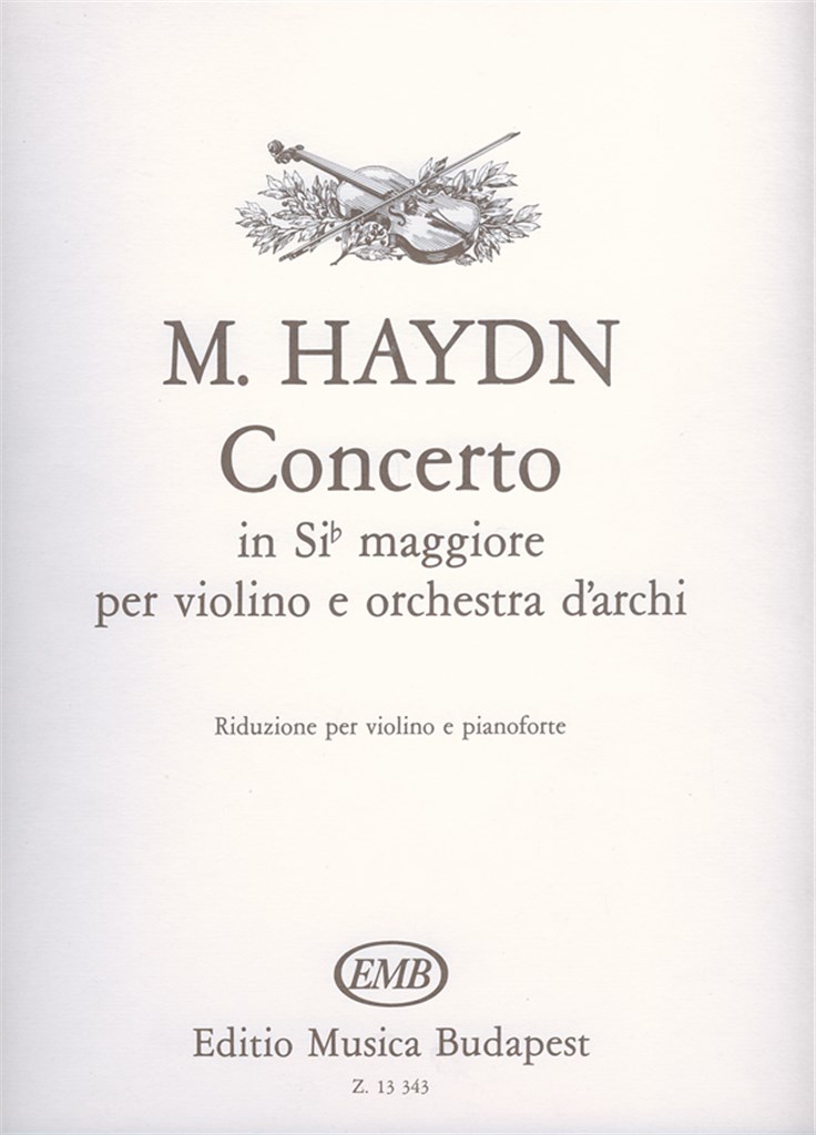 Concerto In Sib Maggiore Per Violino Solo E Orch