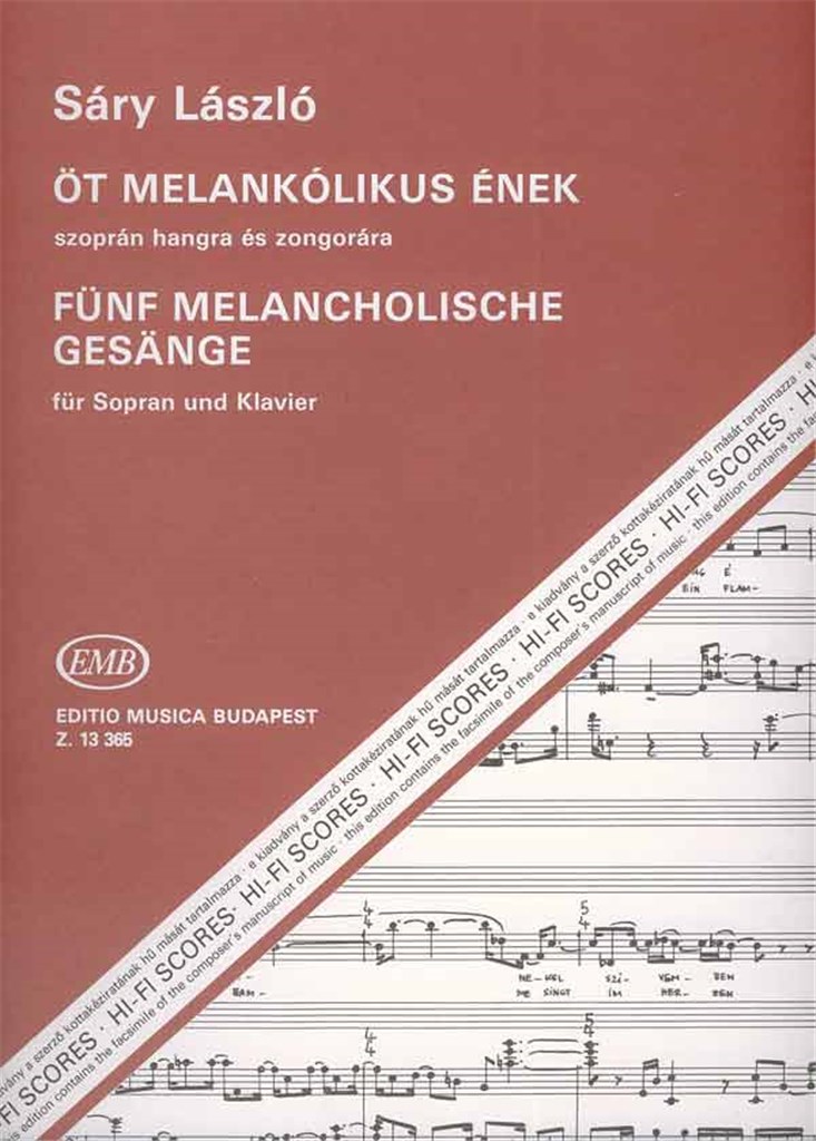 Fünf melancholische Gesänge