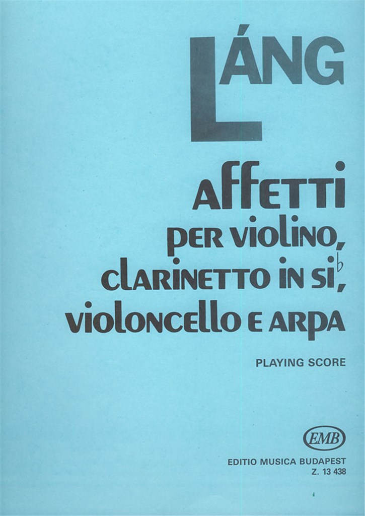 Affetti für Violine, Klarinette, Violoncello and
