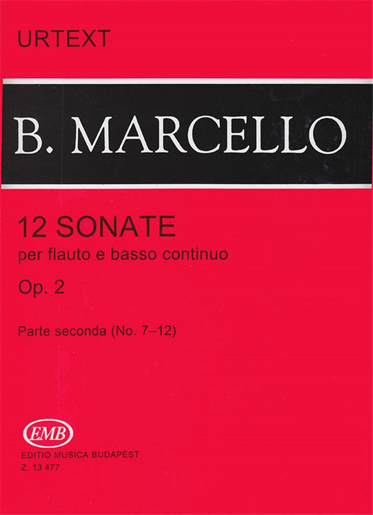 12 Sonaten II op. 2 per flauto e basso continuo