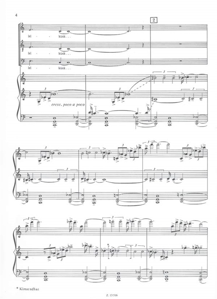 Kantate Nr. 6 für Sopran, gem. Chor und Orchester