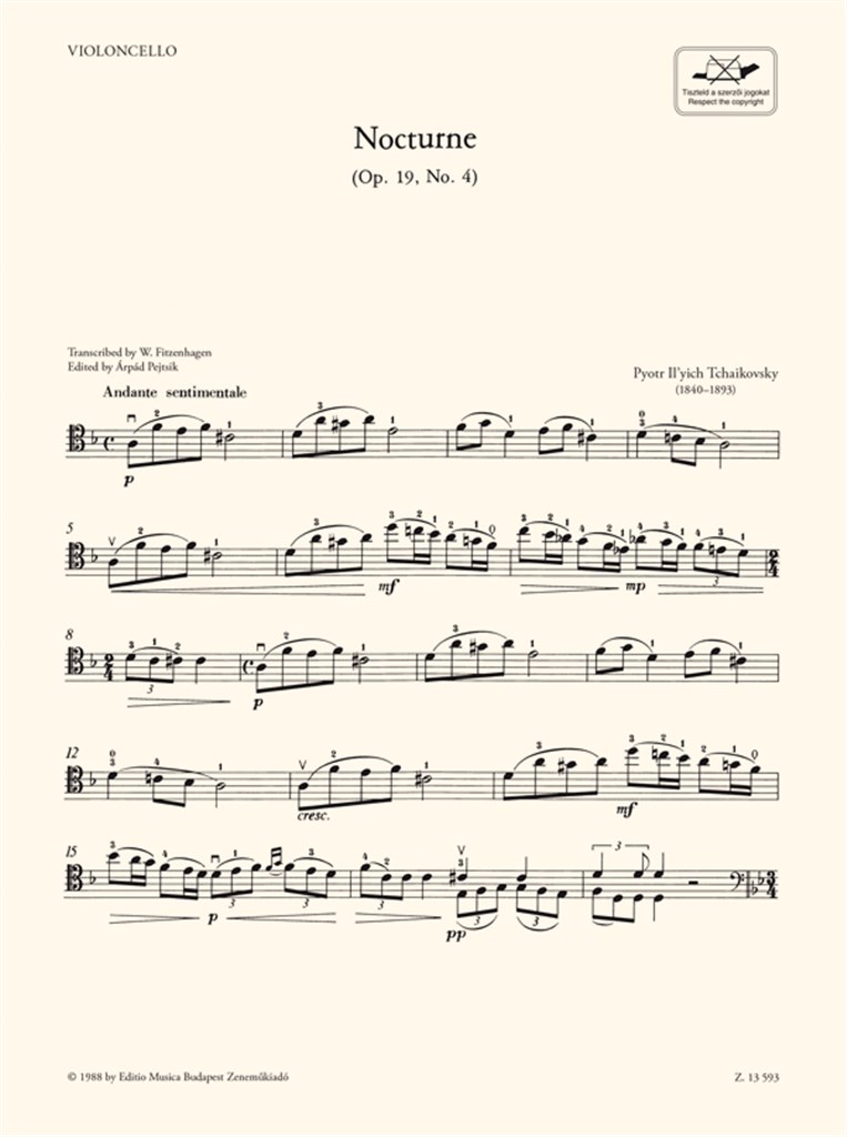 Nocturne op.19, No. 4