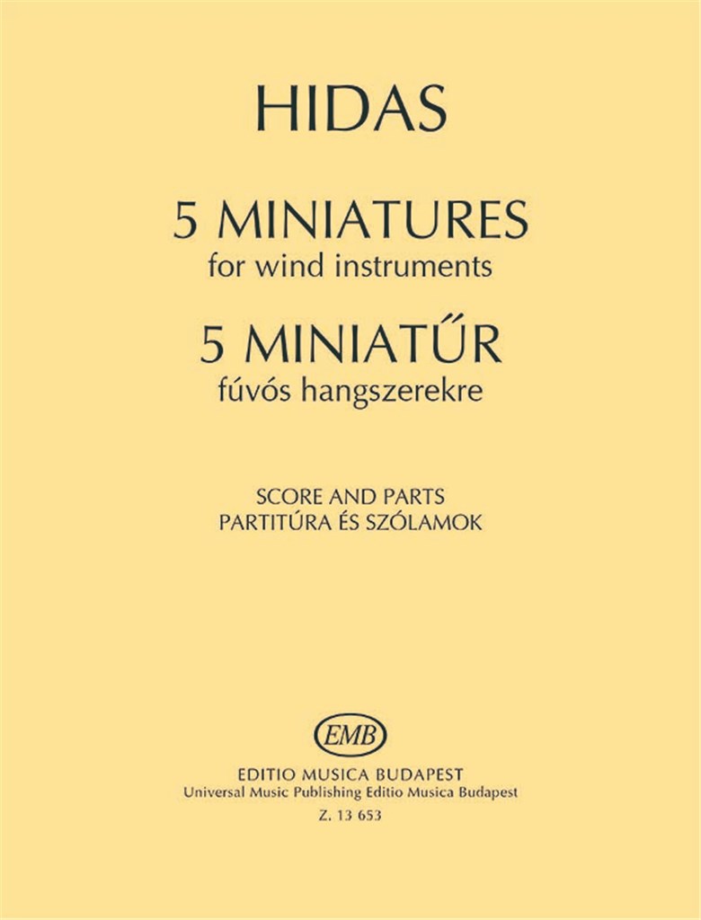 5 Miniaturen für Blasinstrumente (zwei Klarinett