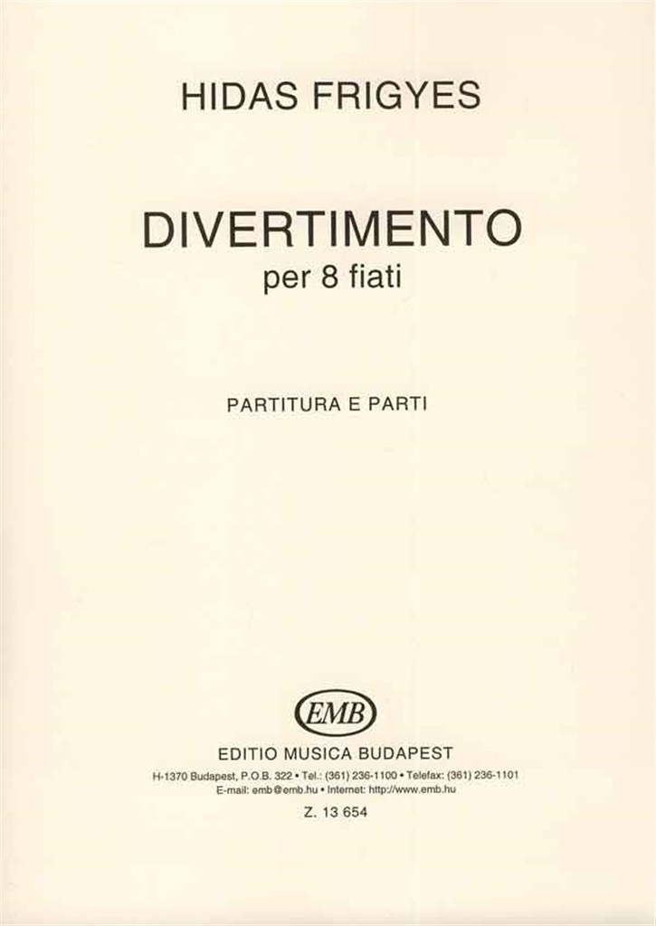 Divertimento per 8 fiati